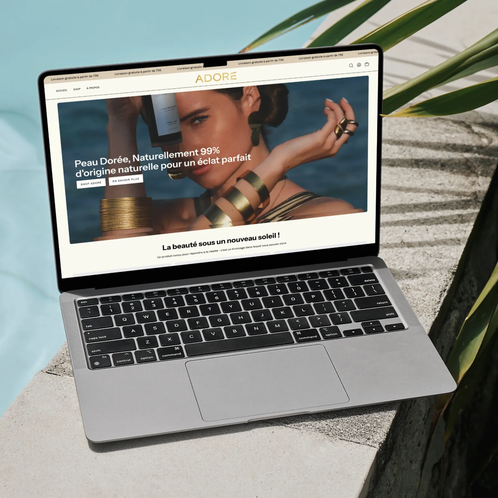 Adore Shopify storefront design