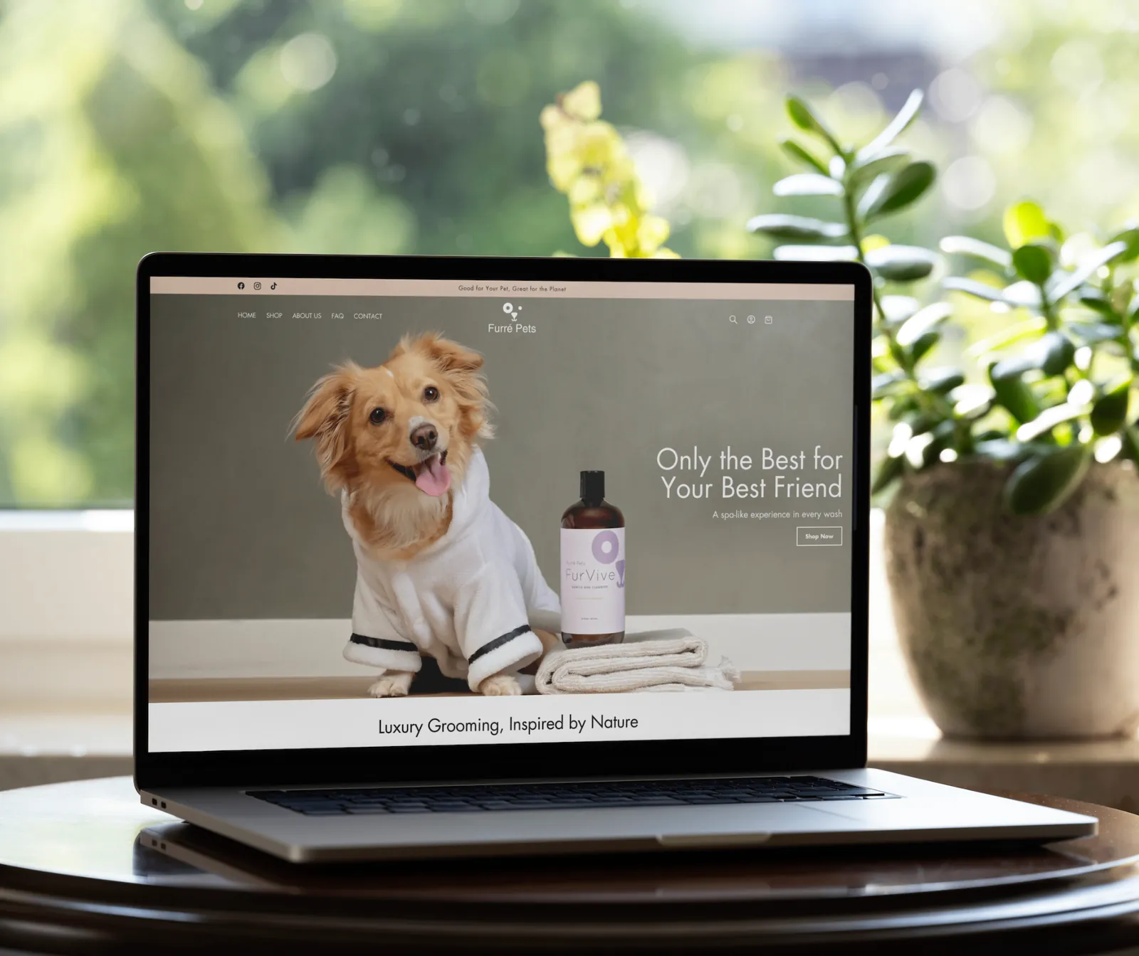 Furré Pets Shopify storefront design