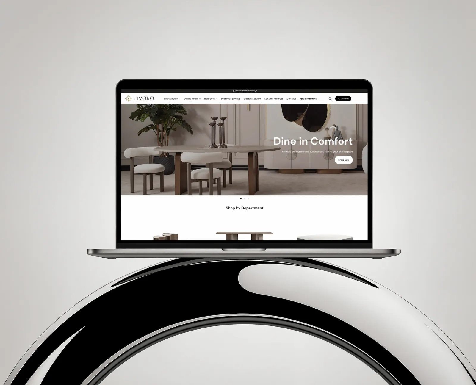 Livoro Shopify storefront design